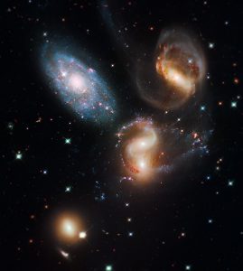 image: five galaxies